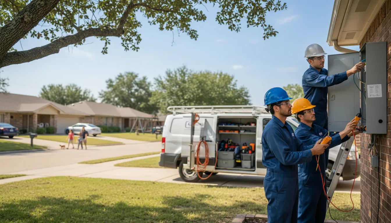 Certified electrician providing emergency electrical services in Thayer, IL